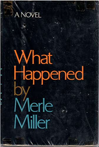 Beispielbild fr What happened;: A novel zum Verkauf von Wonder Book