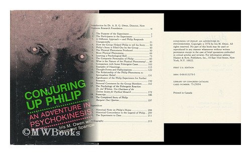 9780060132798: Conjuring Up Philip, an Adventure in Psychokinesis