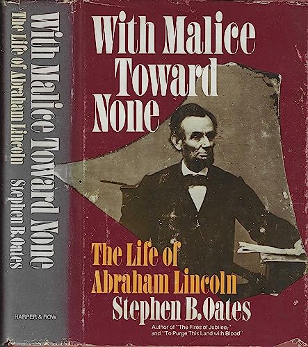 9780060132835: With Malice Toward None: A Life of Abraham Lincoln