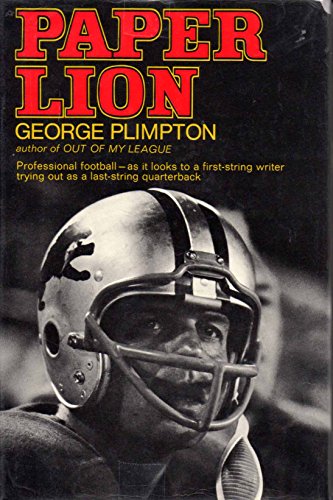 Imagen de archivo de Paper Lion a la venta por ThriftBooks-Atlanta
