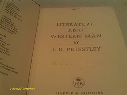 9780060134150: Literature & Western Man