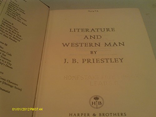 LITERATURE AND WESTERN MAN by J.B. Priestley (Hardcover classic) (9780060134150) by J.R. Priestley