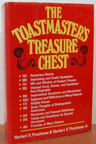 Beispielbild fr The Toastmaster's Treasure Chest zum Verkauf von Better World Books