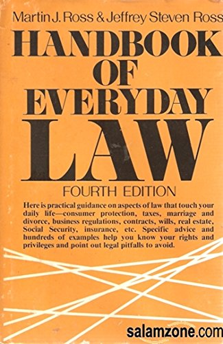 Beispielbild fr Handbook of Everyday Law zum Verkauf von Better World Books