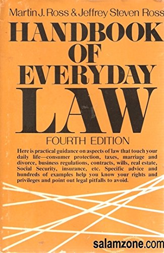 Imagen de archivo de Handbook of Everyday Law a la venta por HPB-Diamond