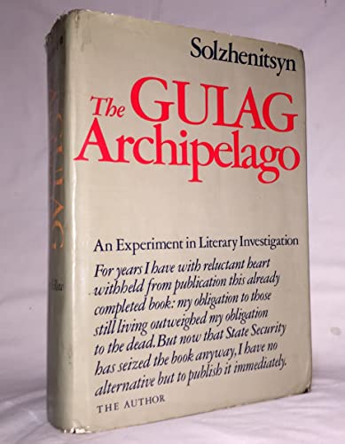 Stock image for The Gulag Archipelago, 1918-1956: An Experiment in Literary Investigation, Parts V-VII for sale by Ergodebooks