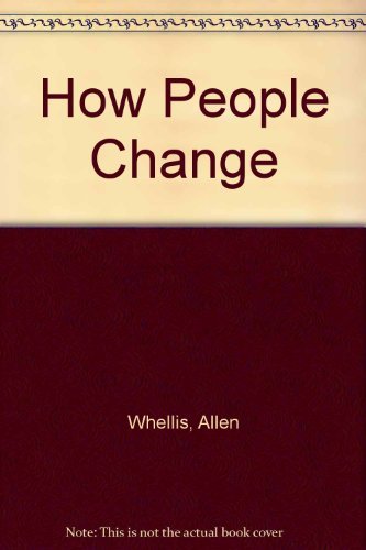 Stock image for How people change for sale by BooksRun