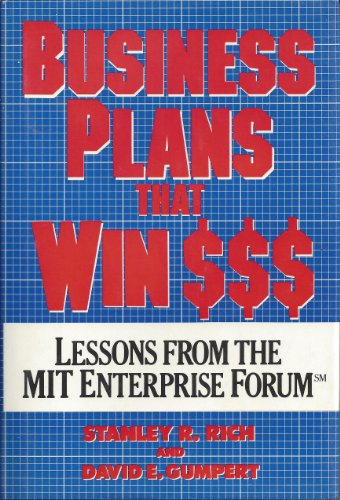 Beispielbild fr Business Plans That Win Dollars : Lessons from the MIT Enterprise Forum zum Verkauf von Better World Books
