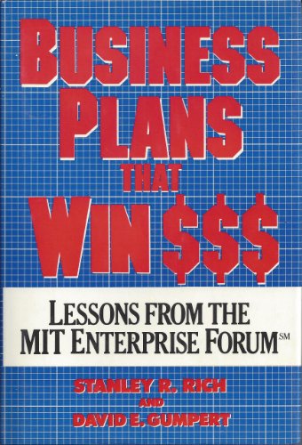 Stock image for Business Plans That Win Dollars : Lessons from the MIT Enterprise Forum for sale by Better World Books