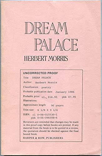 9780060155360: Dream Palace