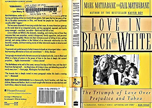 Beispielbild fr Love in Black and White: The Triumph of Love over Prejudice and Taboo zum Verkauf von Wonder Book