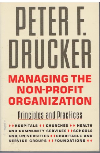 Stock image for Managing the Nonprofit Organization: Principles and Practices for sale by Your Online Bookstore