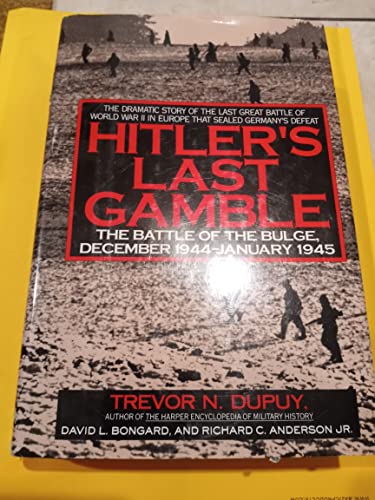 Beispielbild fr Hitler's Last Gamble zum Verkauf von Wonder Book