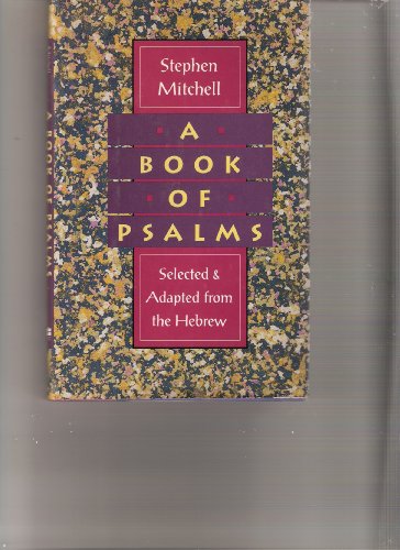 Stock image for A Book of Psalms: Selected & Adapted from the Hebrew for sale by BooksRun