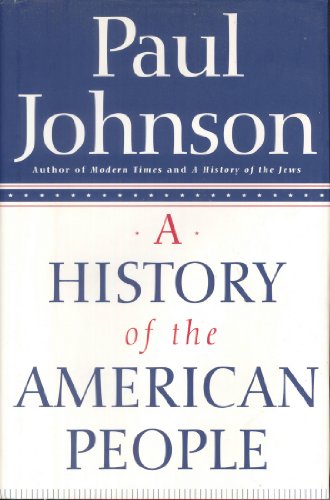 Imagen de archivo de A History of the American People a la venta por KuleliBooks