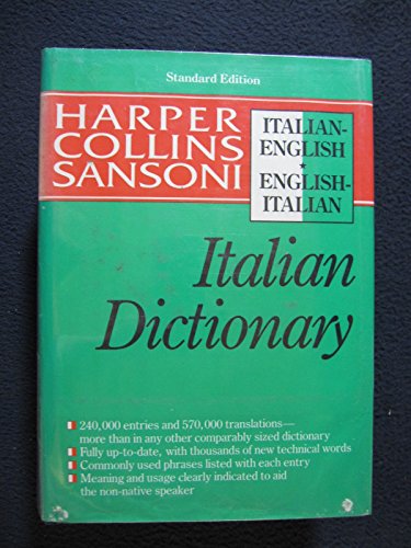 Imagen de archivo de The HarperCollins English-Italian, Italian English Dictionary a la venta por Better World Books