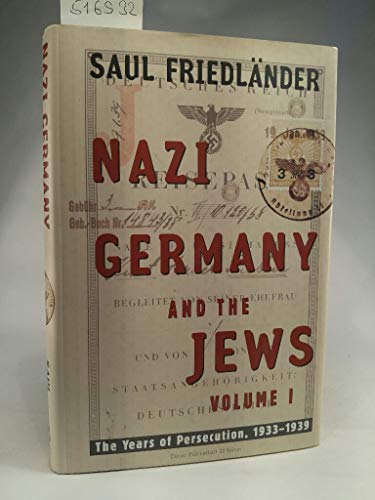 9780060190422: Nazi Germany and the Jews: Volume 1: The Years of Persecution 1933-1939
