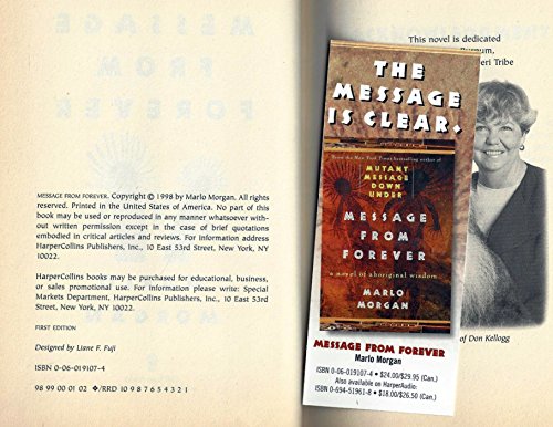 9780060191078: Message from Forever