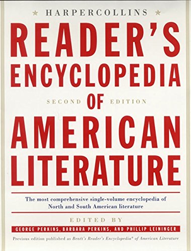 Imagen de archivo de The HarperCollins Reader's Encyclopedia of American Literature a la venta por Better World Books