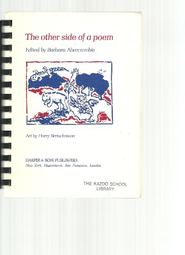 Imagen de archivo de The Other Side of a Poem a la venta por -OnTimeBooks-