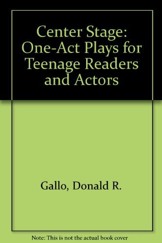 9780060221713: Center Stage: One-Act Plays for Teenage Readers and Actors