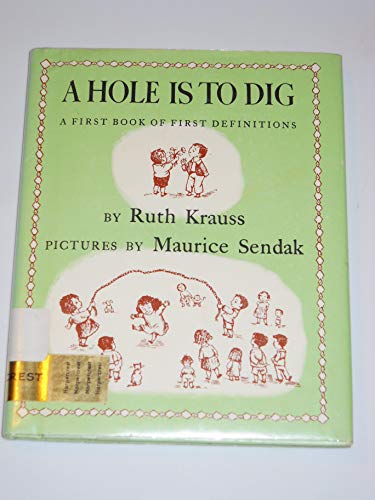 Stock image for A Hole Is to Dig: A First Book of First Definitions for sale by HPB Inc.