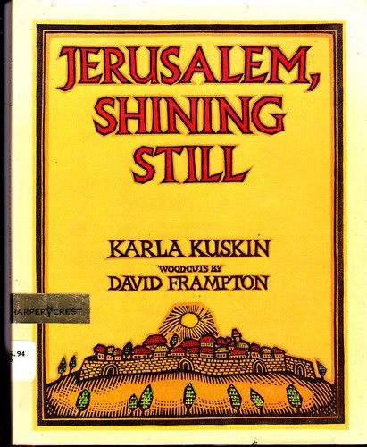 Beispielbild fr Jerusalem, Shining Still zum Verkauf von Better World Books