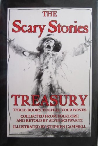 Imagen de archivo de The Scary Stories Treasury: Three Books to Chill Your Bones (Collected from Folklore and Retold by Alvin Schwartz) a la venta por Goodwill of Colorado