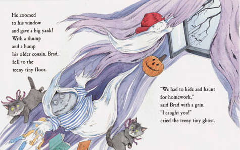 Imagen de archivo de Whooo's Haunting the Teeny Tiny Ghost? a la venta por Jenson Books Inc