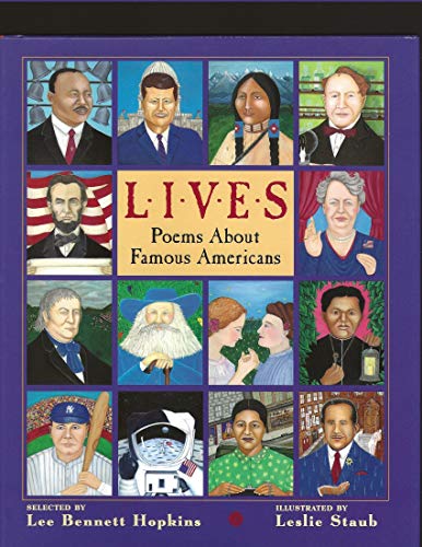 Lives: Poems About Famous Americans (9780060277673) by Hopkins, Lee Bennett