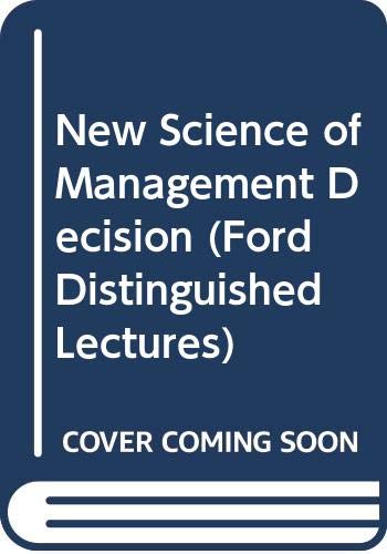 9780060360009: New Science of Management Decision