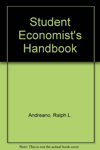 9780060402846: The Student Economist's Handbook: A Guide to Sources