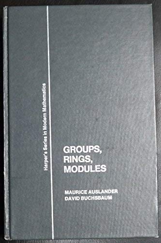 Stock image for Groups, Rings, Modules for sale by Zubal-Books, Since 1961