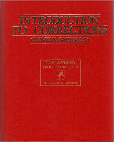 Stock image for Introduction to Corrections for sale by Wonder Book