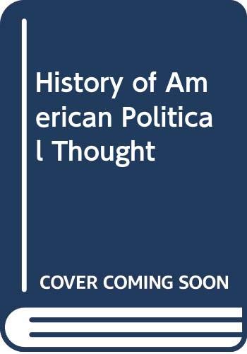 9780060405885: History of American Political Thought