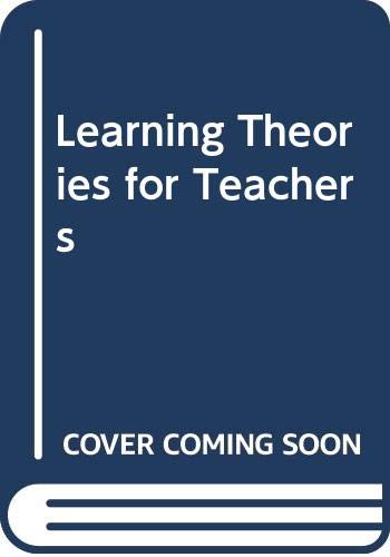 9780060406714: Learning Theories for Teachers