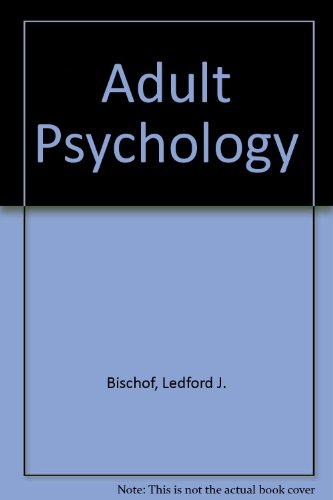 Beispielbild fr Adult Psychology zum Verkauf von Wonder Book