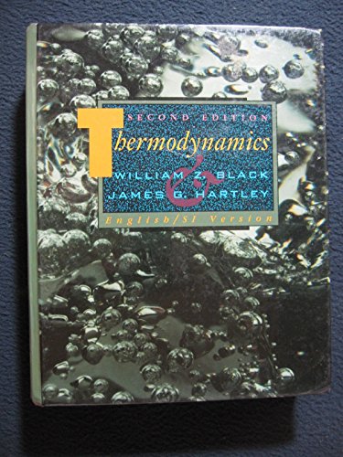 Stock image for Thermodynamics/English/Si Version for sale by Wonder Book