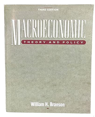 9780060409326: Macroeconomic Theory and Policy