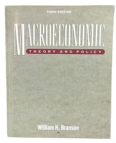 Stock image for Macroeconomic Theory and Policy for sale by WorldofBooks