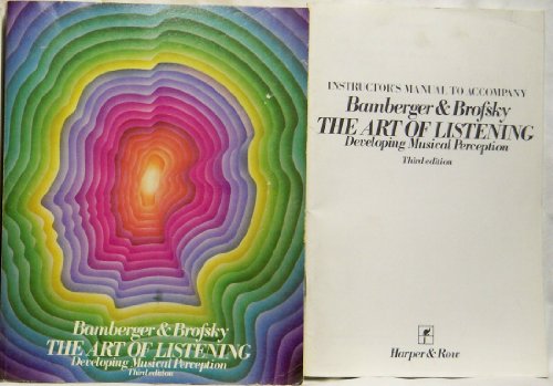 Imagen de archivo de The art of listening: Developing musical perception a la venta por Wonder Book