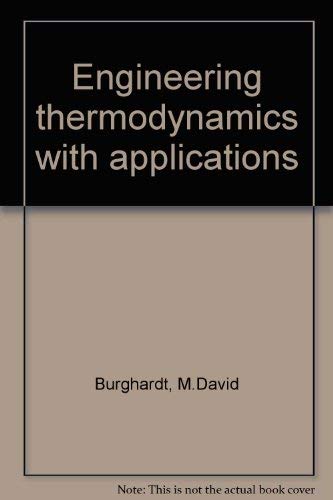Beispielbild fr Engineering thermodynamics with applications zum Verkauf von Lexington Books Inc