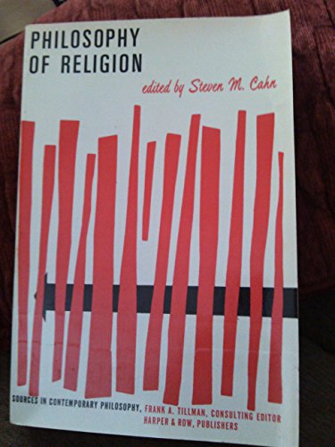 Imagen de archivo de Philosophy of Religion: Sources in Contemporary Philosophy a la venta por Book House in Dinkytown, IOBA