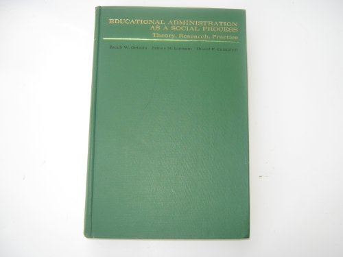 Imagen de archivo de Educational Administration As a Social Process: Theory, Research, Practice a la venta por WeSavings LLC