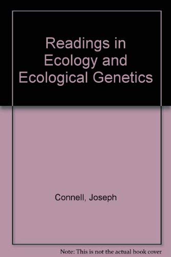 9780060413514: Readings in Ecology and Ecological Genetics
