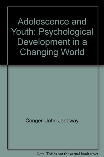 9780060413620: Adolescence and Youth: Psychological Development in a Changing World