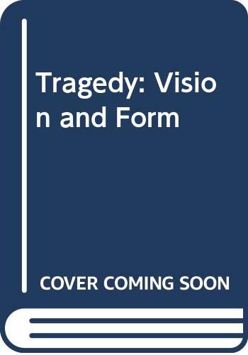 Beispielbild fr Tragedy, Vision and Form zum Verkauf von ThriftBooks-Atlanta