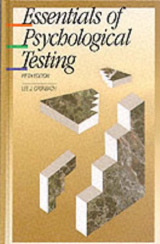 Imagen de archivo de Essentials of Psychological Testing a la venta por SecondSale