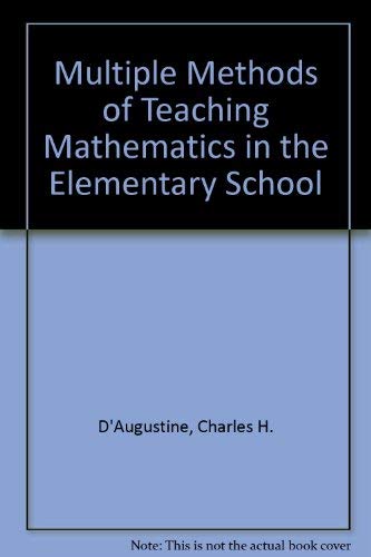 Image d'archives pour Multiple methods of teaching mathematics in the elementary school mis en vente par OddReads