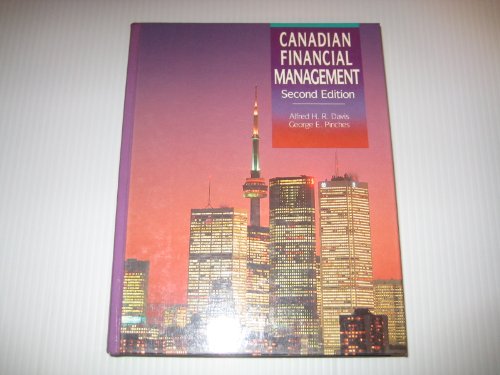 Beispielbild fr Canadian Financial Management zum Verkauf von Better World Books